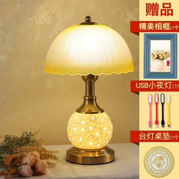 Authentic american modern simple touch bedroom bedside table lamp luxury living room decoration study room breastfeeding adjustable small touch