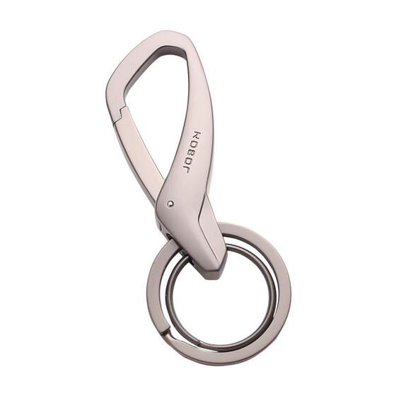 German High-End Keychain 2026 New Model Simple and Creative Car Waist-Hanging Double-Ring Metal Anti-Lost Keychain Pendant