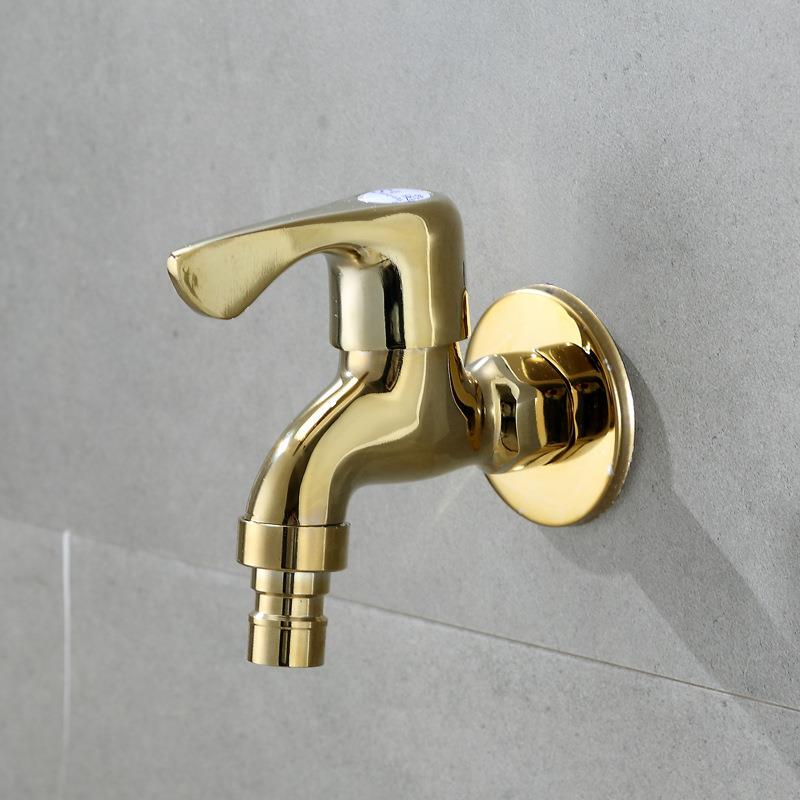 Copper Faucet, Titanium Copper Faucet, Copper Valve Core, Gold-Plated Kitchen Faucet, Engineering Household Faucet