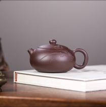 Bian Xishi 150CC pure handmade Yixing purple clay teapot made by Mr. Wang