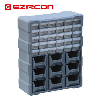 New bucket drawer desktop storage box 39 drawable wall hanging parts screws heavy objects classified into multi-color
