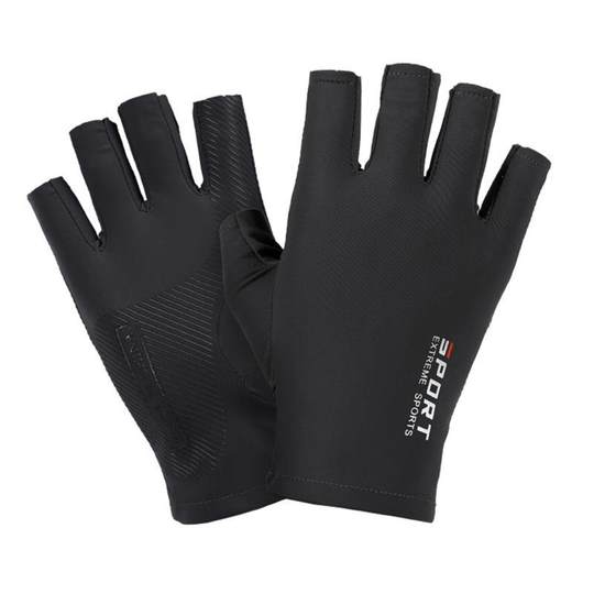 Motorcycle Gloves with Inner Lining, Suitable for Men and Women in Summer, Ice Silk, Cool Feeling, Anti-Dirt, Sun Protection, Cycling Sports, High Elasticity and Comfort
