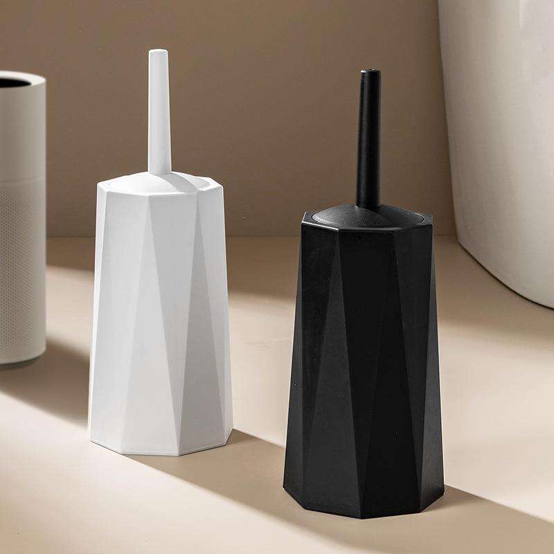 Toilet brush household toilet brush set plastic cleaning brush toilet brush with base toilet brush toilet brush brush