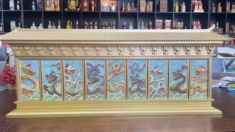 Tiananmen Kowloon Wall Cultural Collection Commemorative Wine Set 53% Liquor Fragrance Type Gift Box 500ml*9 Bottles Tiananmen Kowloon Wall Cultural Collection Commemorative Wine Set 53% Liquor Fragrance Type Gift Box 500ml*9 Bottles