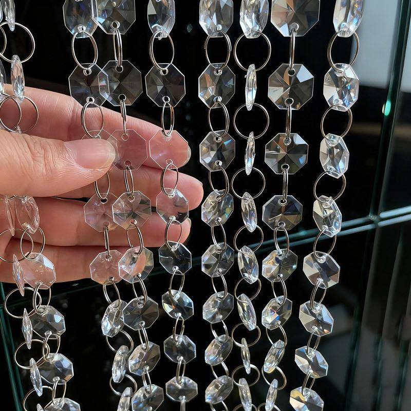 14mm Acrylic Octagonal Beads Beaded Curtain Imitation Crystal Beads Home Decoration Door Curtain Lighting Pendant DIY Bead Curtain 14mm Acrylic Octagonal Beads Beaded Curtain Imitation Crystal Beads Home Decoration Door Curtain Lighting Pendant DIY Bead Curtain