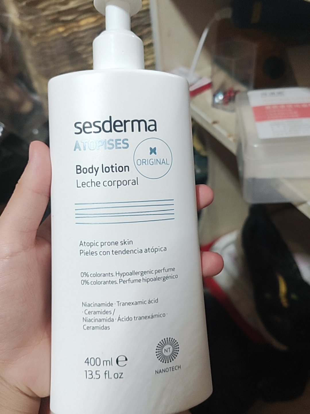 sesderma经典款补水保湿身体乳400ml使用感受