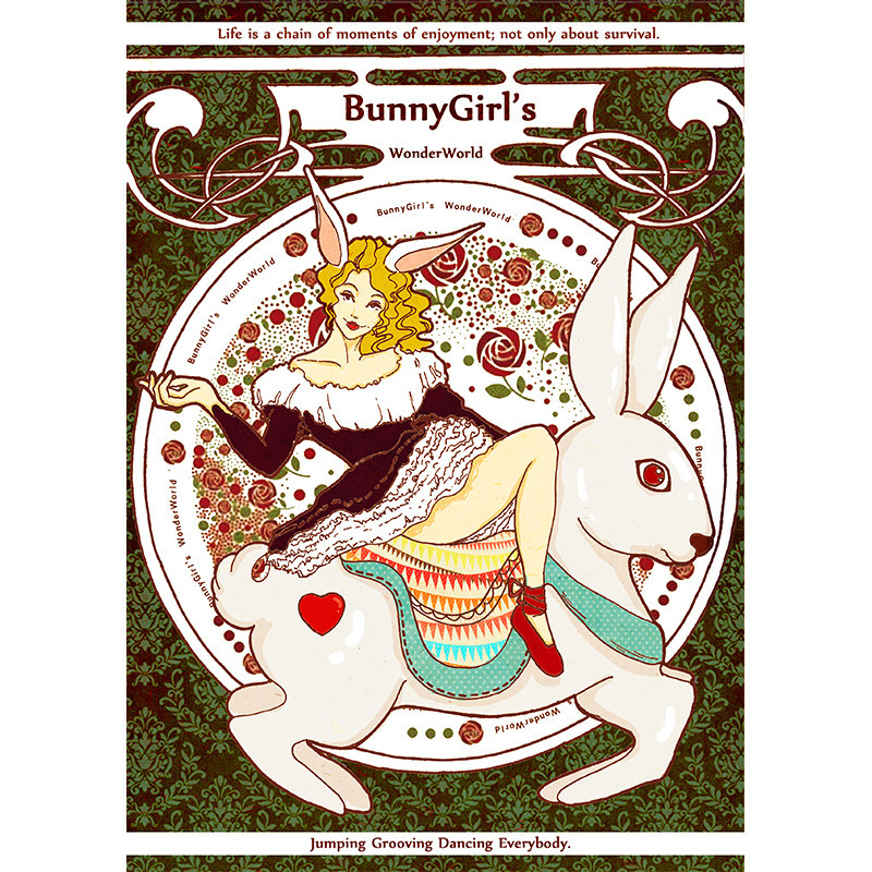 (New product special offer) MollySu (The Adventures of the White Rabbit) limited edition prints by the new generation of national tide artist MollySu