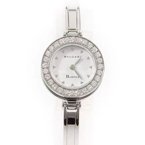 Pre-Inspected before Shipment [9.8 New] Bvlgari B.Zero1 Series Bz22S Quartz Women's Watch with Later-Added Diamonds