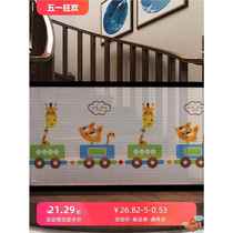 Stairway guardrail net child safety gate net baby gate fence anti-cat pet isolation net dog fence pole