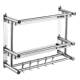 Titanium Alloy Bathroom Shelf Bathroom Storage Wall Space Aluminum European Style Adhesive Stainless Steel Desktop Toilet