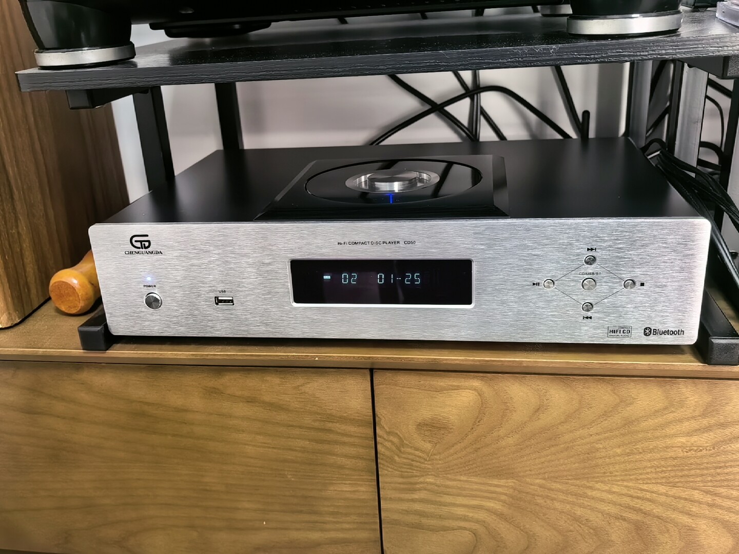 晨光达CD50发烧CD机经典电饭煲CD机2604发烧运放蓝牙优盘无损播放评价