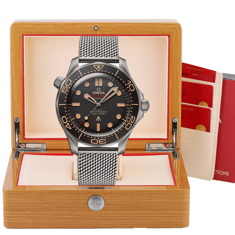 007 Limited Edition "No Time to Die" 98% New Omega Seamaster Series 300m Mechanical Men's Watch 42mm