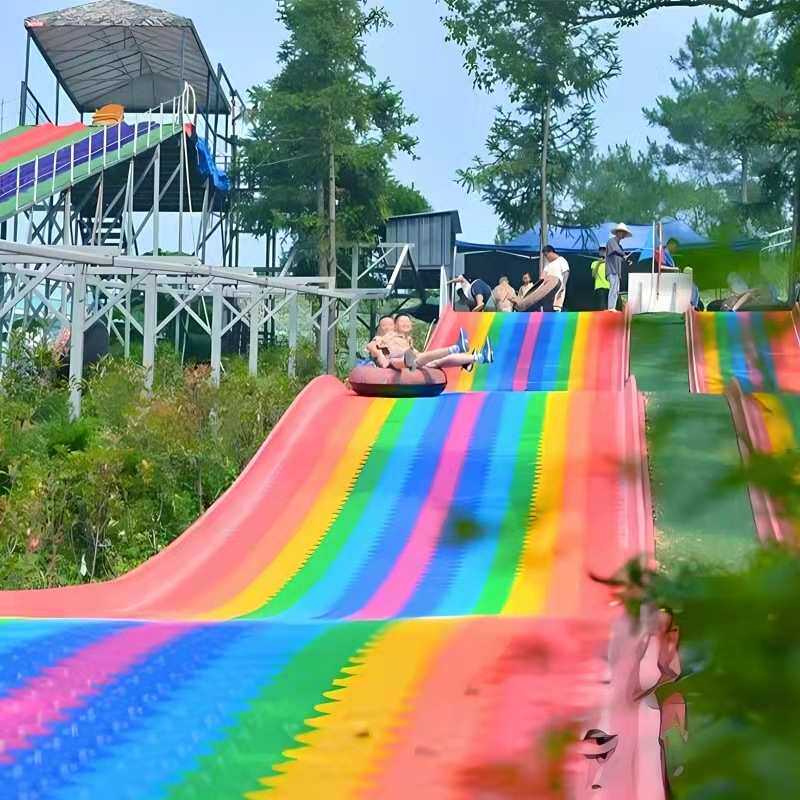 🌈大型彩虹滑道:户外景区必备的无动力游乐神器,带你嗨翻天!-更多场馆设施-淘宝好物网