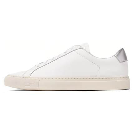 COMMON PROJECTS 皮革 圆头平底系带 低帮 板鞋 女款 白色
