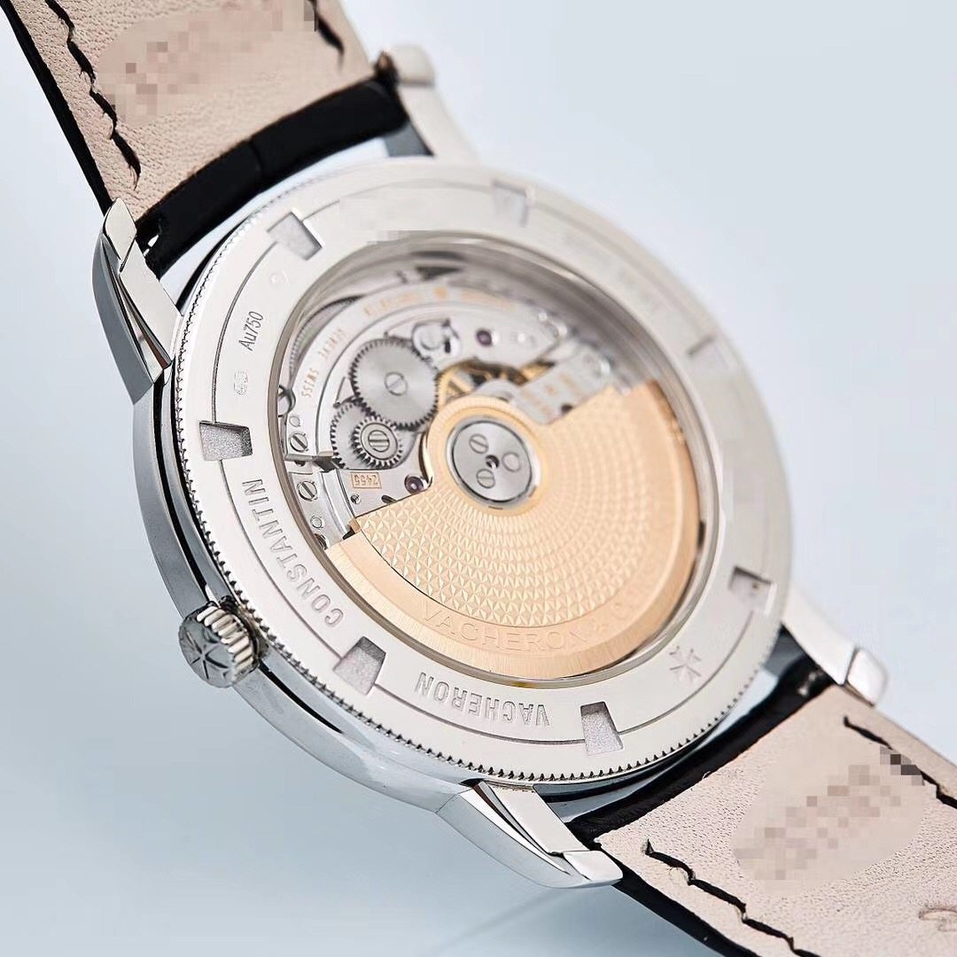 5折起拍[9.5新]公价213000江诗丹顿18k白金自动机械男表87172