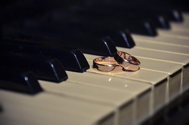a major chords piano
