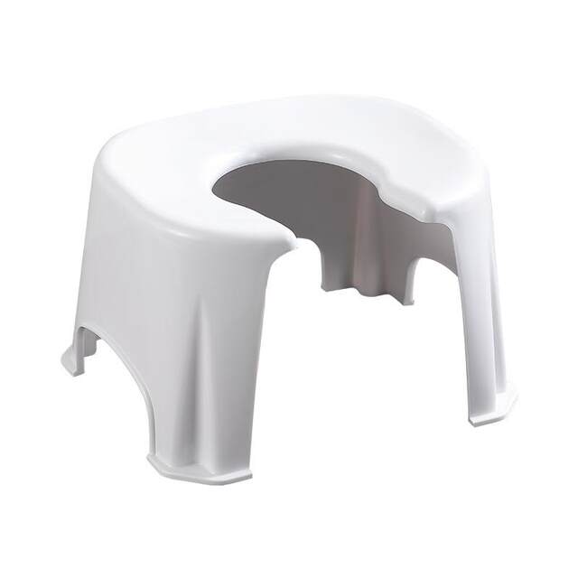 Thickened Plastic Toilet Chair for Pregnant Women, Orange Toilet Seat for the Elderly, Adult and Children's Home-Use Squatting Toilet Aid