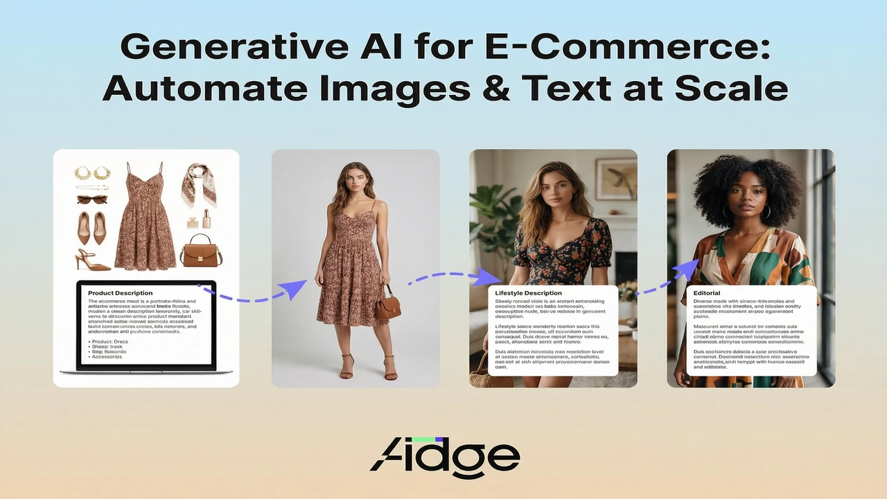 Generative AI for E-Commerce: Automate Images & Text at Scale