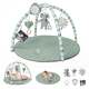 Bracket Cross-Border Bestseller Newborn Baby Fitness Stand Infant Multifunctional Play Mat Round Crawling Mat Foldable