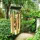 Japanese-Style Wind Chime Hanging Decoration Outdoor Vintage Metal 12-Tube Garden Indoor Living Room Bell Ornament Healing High Aesthetic Value