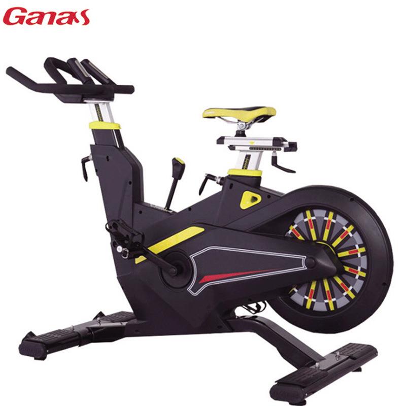 Janus magnetically controlled spinning bike flywheel rear-mounted exercise bike source manufacturer ultra-quiet spinning bike for commercial use
