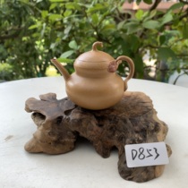 Weixia Loss Clearance D853 Gourd 110cc Golden Section Teacher Zhang Qis Handmade Yixing Purple Clay Pot