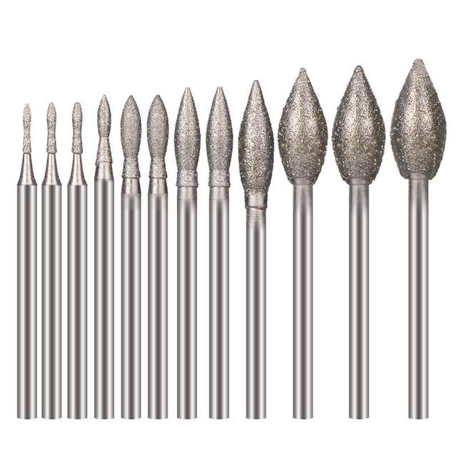 Jade carving tool J needle jujube needle electric carbide head grinder special jade jade agate beetle carving needle