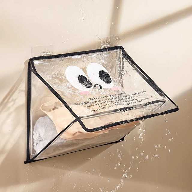 Bathroom waterproof hanging bags Bathroom bathing clothes storage bag Wall-mounted dormitory toilet storage Shenheng