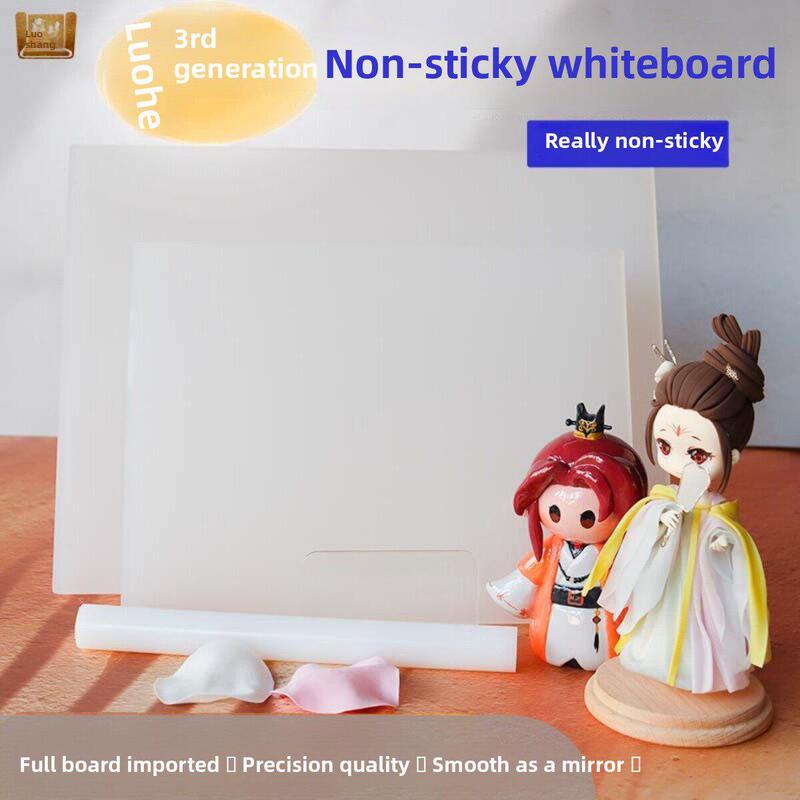 Qingshan Luohe 3Rd Generation Non-Stick Clay White Stick Mat Board Rolling Stick Ultra-Light Resin Clay Non-Stick Clay Tool