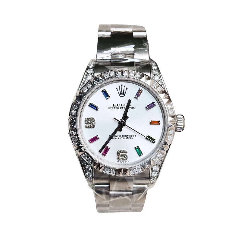 9.9 New Rolex/Rolix Automatic Mechanical Movement 31mm White Diamond Dial 177200 9.9 New Rolex/Rolix Automatic Mechanical Movement 31mm White Diamond Dial 177200