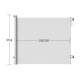 Child Safety Gate Stairway Guardrail Pet Gate Child Play Fence Gate Guardrail Stroller Cover
