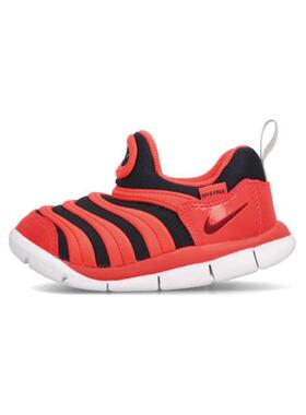 Nike Dynamo Free 织物 舒适休闲 支撑 低帮 学步鞋 橙色 婴幼童