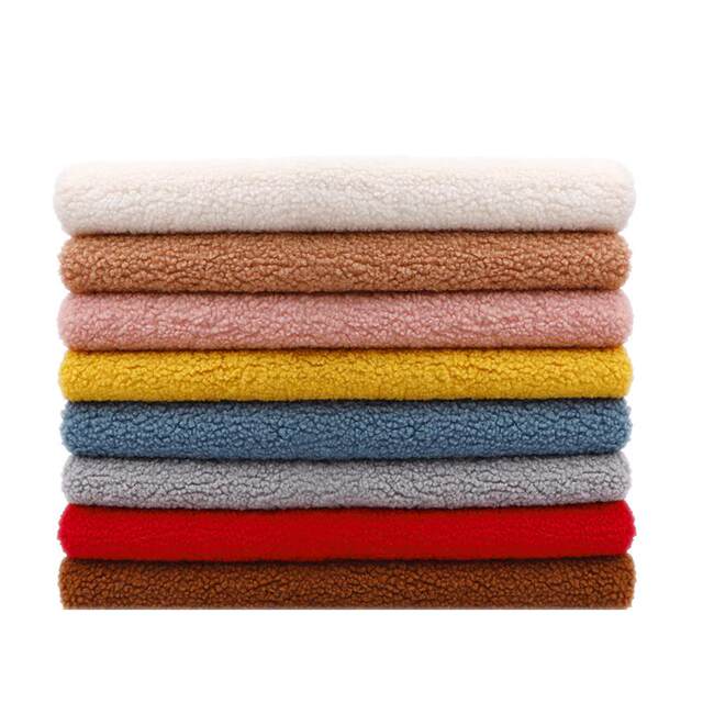 Thickened Lamb Wool Fabric, Clothing Woolen Lining, Coral Fleece, Plush Shoe and Hat Lining, Warm Inner Lining, Coat Fabric, Doll Material