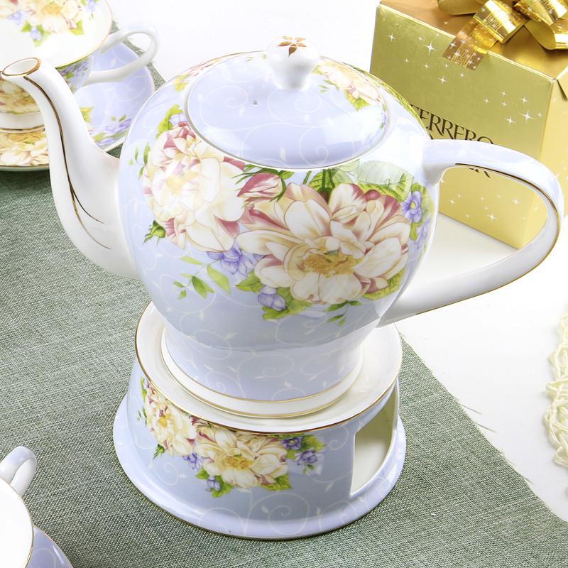 Tea set teapot ceramic insulation furnace heating base bone porcelain tea warmer warm tea stove tea warmer tea set accessories