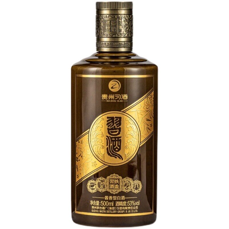 习酒铁盖习酒礼盒装酱香型53度白酒500ml*1瓶礼盒装新老款随机发-淘宝网
