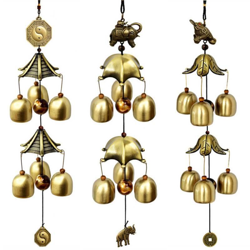 Nine-Leaf Bell Lotus Seal, Nine-Leaf Bell Lotus Mantra, Five-Element Wind Chime Nine-Leaf Bell Lotus Seal, Nine-Leaf Bell Lotus Mantra, Five-Element Wind Chime
