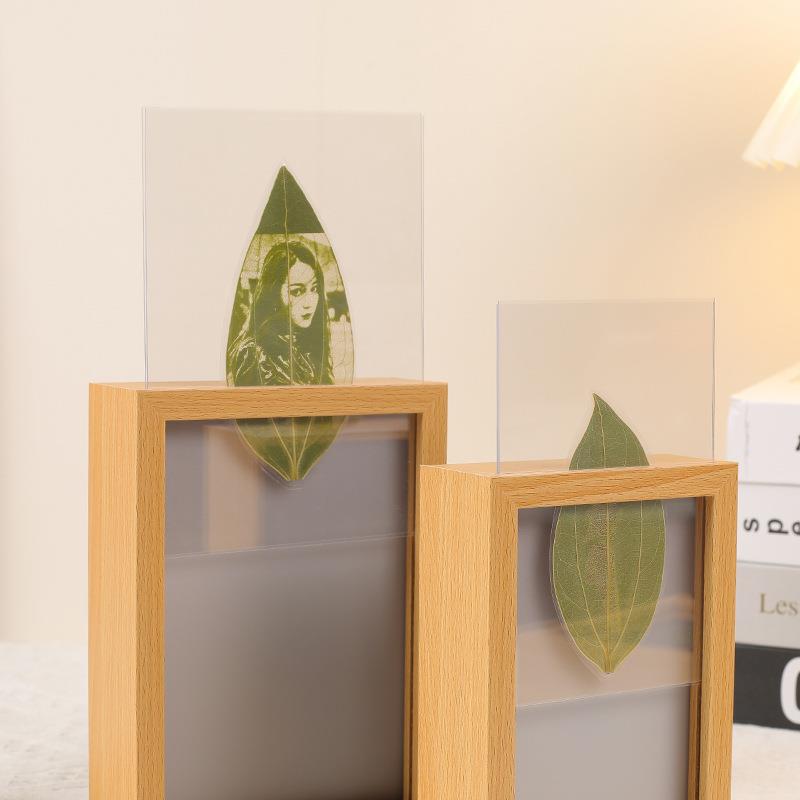 Leaf Carving, Lighting, Photo Frame, Character Photo, Paper-Cutting, Mounting, Display Stand, Plant Leaf Specimen Frame, Gift for Girlfriend