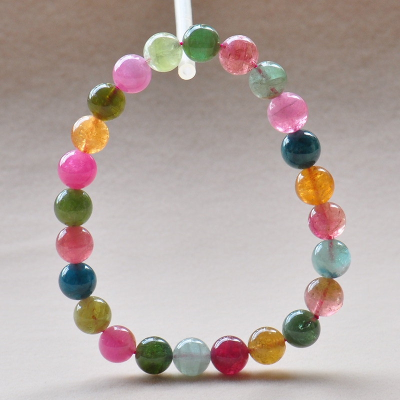 A hand of 7 4mi16 6 grams of candy rainbow singles bracelet bracelet women 11849 spot