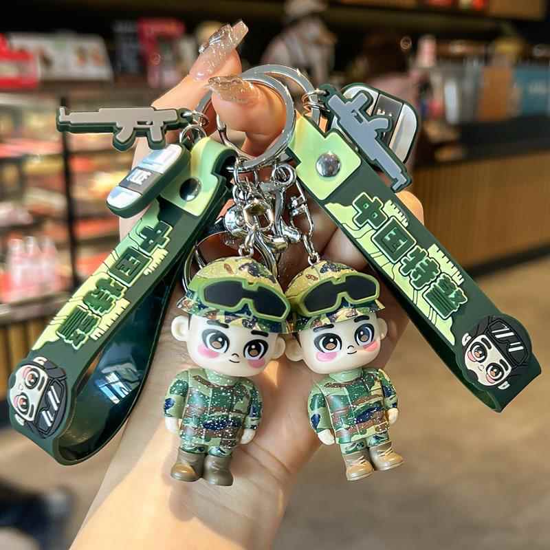 Special Forces Doll Keychain Military Souvenir Pendant Special Forces Brother Gift Backpack Decoration Car Keychain Special Forces Doll Keychain Military Souvenir Pendant Special Forces Brother Gift Backpack Decoration Car Keychain