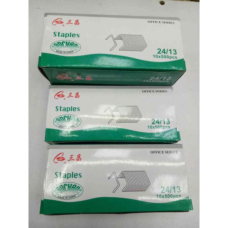 Sanchang Thickened Staples 0013 for Thick Layers, 24/13 Heavy-Duty Stapler, 80-Page Stapler