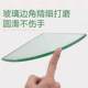 European-Style Bathroom Wall-Mounted Thickened Glass Triangle Shelf Stainless Steel Single-Layer Toilet Storage Rack Bathroom Corner Shelf