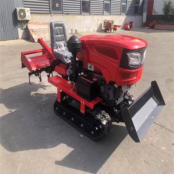 Multifunctional small rotary cultivator, tracked micro cultivator, wheeled four-wheel drive riding agricultural machinery, cultivator, household soil loosening machine