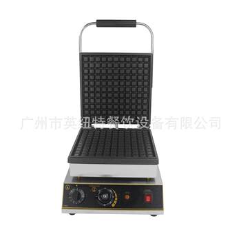Waffle oven commercial desktop single-head full-page electric heating waffle oven waffle machine night market stall snack equipment electric pancake pan