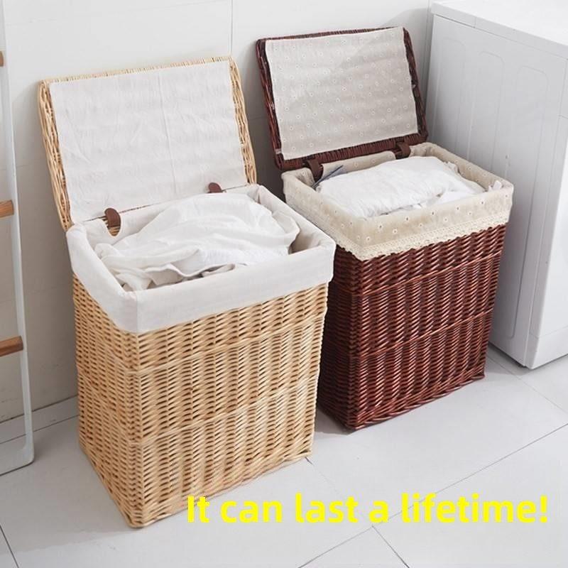Frame Storage Basket for Dirty Clothes and Socks, Scandinavian Simple Basket with Lid Frame Storage Basket for Dirty Clothes and Socks, Scandinavian Simple Basket with Lid