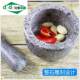 Stone Garlic Mortar, Stone Mortar and Pestle, a Gelatin Grinding Tool, Grinding Bowl for Baby Food, Garlic Mortar, Manual Pestle and Mortar, Stone Garlic Masher