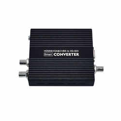 Jiuyin Jiusi JS1230 HD HDMI/AV/VGA/CVBS 대 SDI 비디오 변환기 가이드 스테이션 주파수 변환
