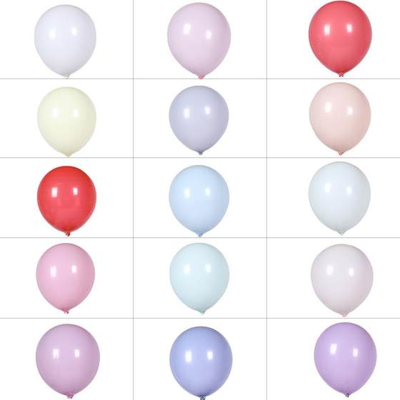 2英寸2.8克马卡色乳胶气球套餐婚庆生日派对节日庆典气球套装