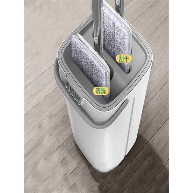 Household mop artifact automatic dehydration spin-drying hand-washable mop lazy mop bucket one mop household floor mopping
