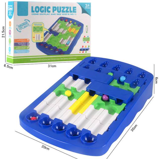Children's Logic Maze Puzzle, Finding a Route Game Toy, Educational Early Education DIY Puzzle for Toddlers, Parent-Child Puzzle