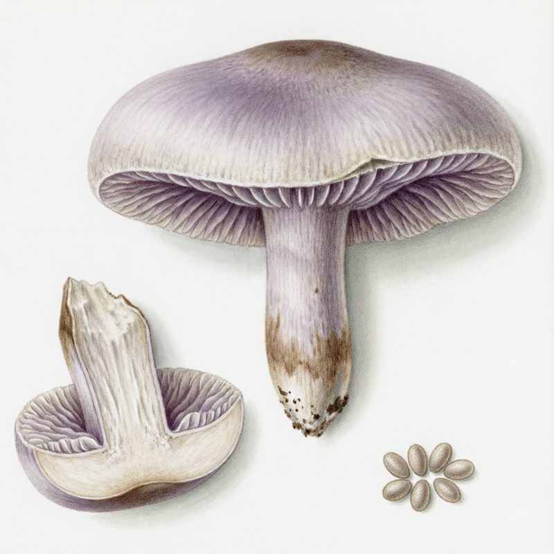 Violet Poison Clitocybe